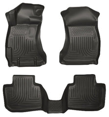 Husky Liners 98841 Weatherbeater Series Front and 2nd Seat Floor Liners Black