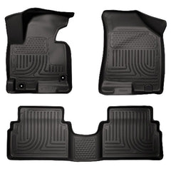 Husky Liners 98881 Weatherbeater Series Front and 2nd Seat Floor Liners Black