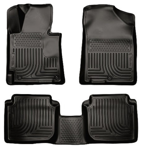 Husky Liners 98891 Weatherbeater Series Front and 2nd Seat Floor Liners Black