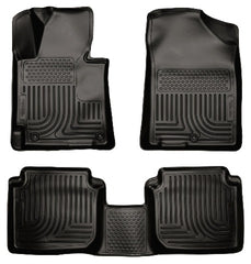 Husky Liners 98891 Weatherbeater Series Front and 2nd Seat Floor Liners Black
