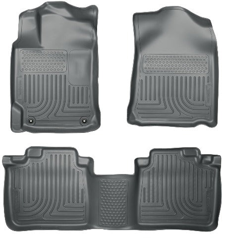 Husky Liners 98902 Weatherbeater Series Front and 2nd Seat Floor Liners Grey