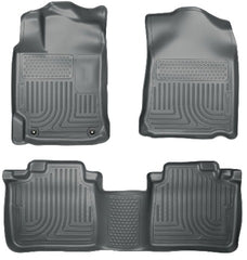 Husky Liners 98902 Weatherbeater Series Front and 2nd Seat Floor Liners Grey