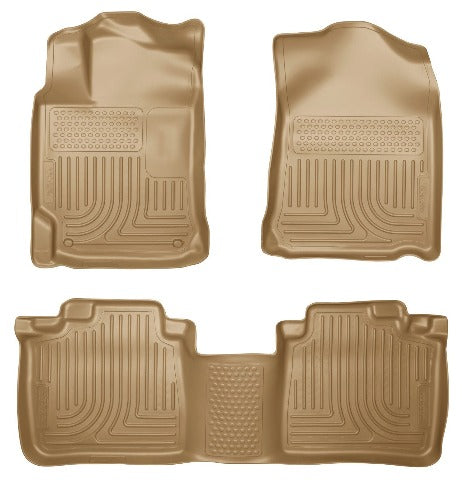 Husky Liners 98903 Weatherbeater Series Front and 2nd Seat Floor Liners Tan