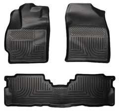 Husky Liners 98911 Weatherbeater Series Front and 2nd Seat Floor Liners Black
