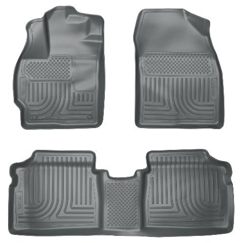 Husky Liners 98922 Weatherbeater Series Front and 2nd Seat Floor Liners Grey
