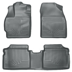 Husky Liners 98922 Weatherbeater Series Front and 2nd Seat Floor Liners Grey