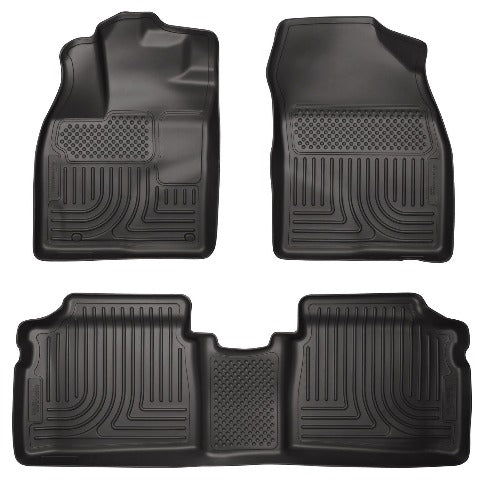 Husky Liners 98931 Weatherbeater Series Front and 2nd Seat Floor Liners Black