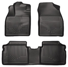 Husky Liners 98931 Weatherbeater Series Front and 2nd Seat Floor Liners Black