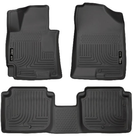 Husky Liners 98941 Weatherbeater Series Front and 2nd Seat Floor Liners Black