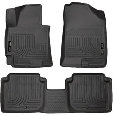 Husky Liners 98941 Weatherbeater Series Front and 2nd Seat Floor Liners Black
