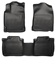 Husky Liners 98961 Weatherbeater Series Front and 2nd Seat Floor Liners Black