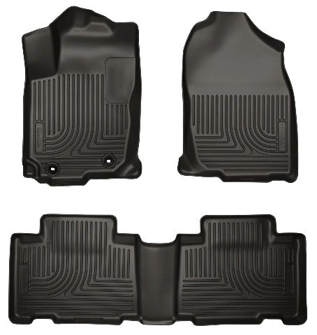 Husky Liners 98971 Weatherbeater Series Front and 2nd Seat Floor Liners Black