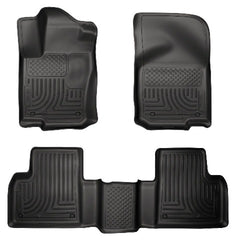 Husky Liners 98981 Weatherbeater Series Front and 2nd Seat Floor Liners Black
