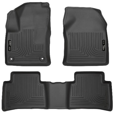 Husky Liners 98991 Weatherbeater Series Front and 2nd Seat Floor Liners Black