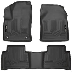Husky Liners 98991 Weatherbeater Series Front and 2nd Seat Floor Liners Black