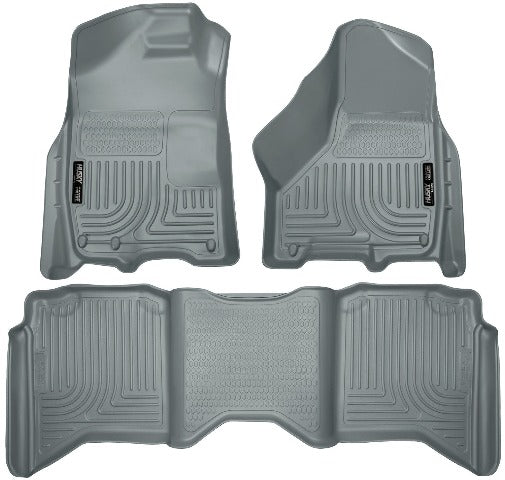 Husky Liners 99002 Weatherbeater Series Front and 2nd Seat Floor Liners Grey