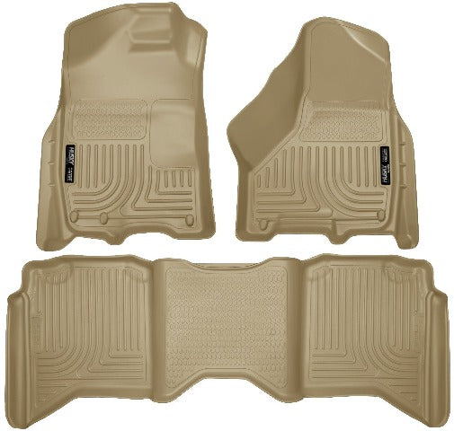 Husky Liners 99003 Weatherbeater Series Front and 2nd Seat Floor Liners Tan