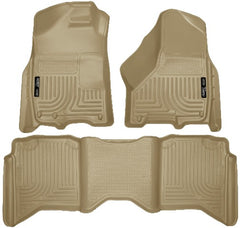 Husky Liners 99003 Weatherbeater Series Front and 2nd Seat Floor Liners Tan