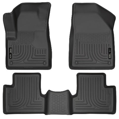 Husky Liners 99031 Weatherbeater Series Front and 2nd Seat Floor Liners Black