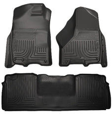 Husky Liners 99041 Weatherbeater Series Front and 2nd Seat Floor Liners Black