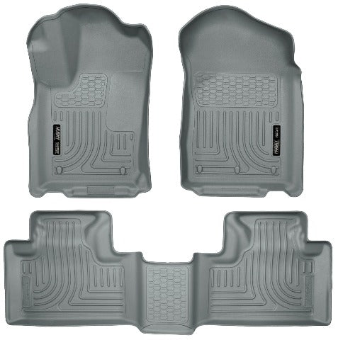 DISCONTINUED - Husky Liners 99052 Weatherbeater Series Front and 2nd Seat Floor Liners Grey