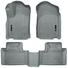 DISCONTINUED - Husky Liners 99052 Weatherbeater Series Front and 2nd Seat Floor Liners Grey