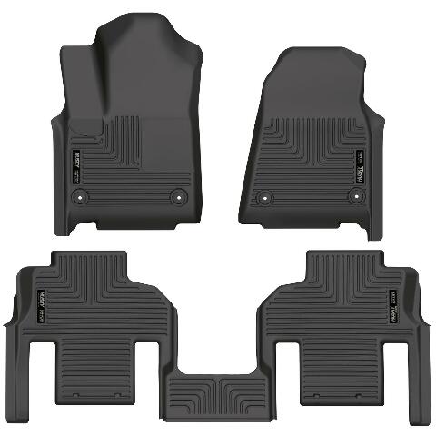 Husky Liners 99061 Weatherbeater - Front & 2nd Seat Floor Liners (Footwell Coverage)