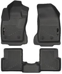 Husky Liners 99081 Weatherbeater Series Front and 2nd Seat Floor Liners Black