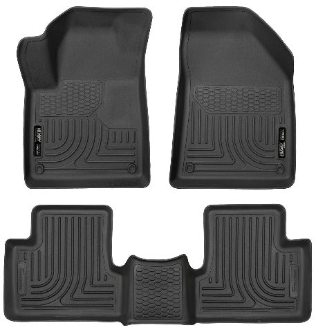 Husky Liners 99091 Weatherbeater Series Front and 2nd Seat Floor Liners Black
