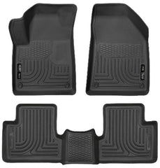 Husky Liners 99091 Weatherbeater Series Front and 2nd Seat Floor Liners Black
