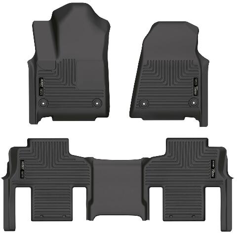 Husky Liners 99111 Weatherbeater - Front & 2nd Seat Floor Liners (Footwell Coverage)