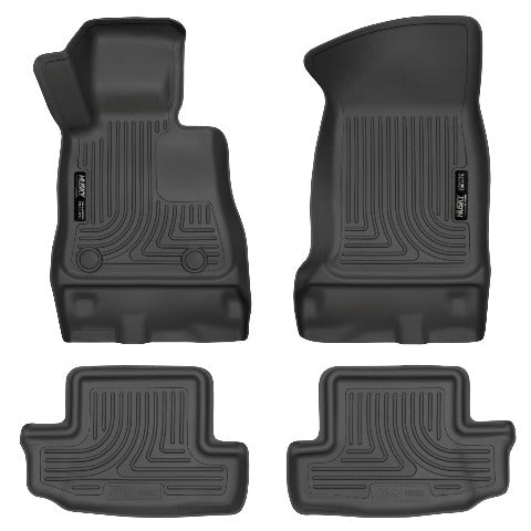 Husky Liners 99121 Weatherbeater Series Front and 2nd Seat Floor Liners Black