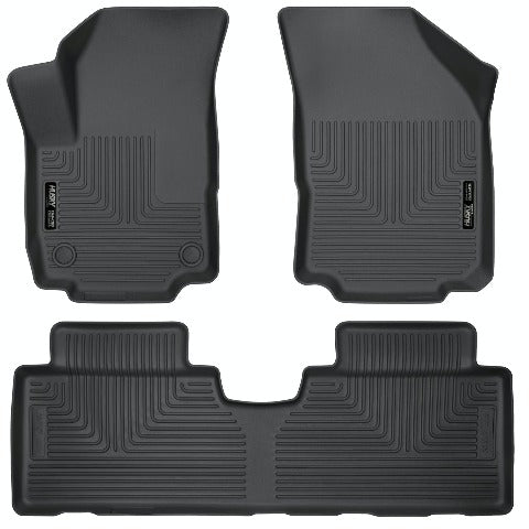 Husky Liners 99131 Weatherbeater Series Front and 2nd Seat Floor Liners Black