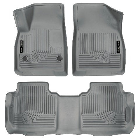 Husky Liners 99142 Weatherbeater Series Front and 2nd Seat Floor Liners Grey