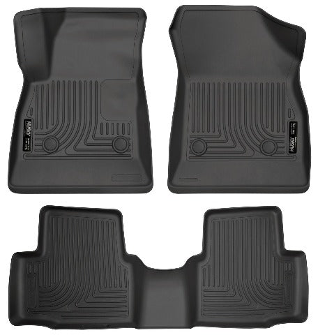 Husky Liners 99161 Weatherbeater Series Front and 2nd Seat Floor Liners Black