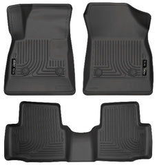 Husky Liners 99161 Weatherbeater Series Front and 2nd Seat Floor Liners Black