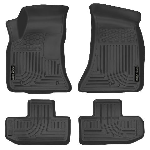 Husky Liners 99171 Weatherbeater Series Front and 2nd Seat Floor Liners Black