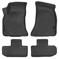 Husky Liners 99171 Weatherbeater Series Front and 2nd Seat Floor Liners Black
