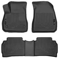 Husky Liners 99191 Weatherbeater Series Front and 2nd Seat Floor Liners Black