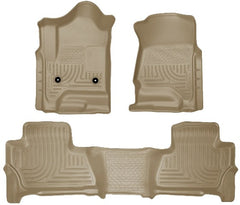 Husky Liners 99213 Weatherbeater Series Front and 2nd Seat Floor Liners Tan