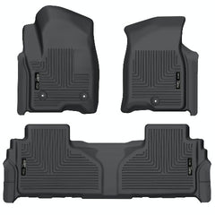 Husky Liners 99241 Weatherbeater Series Front and 2nd Seat Floor Liners (Footwell Coverage) Black