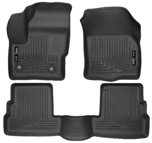 Husky Liners 99301 Weatherbeater Series Front and 2nd Seat Floor Liners Black