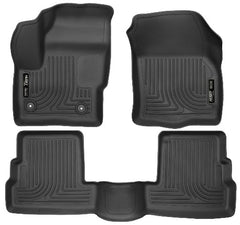Husky Liners 99301 Weatherbeater Series Front and 2nd Seat Floor Liners Black