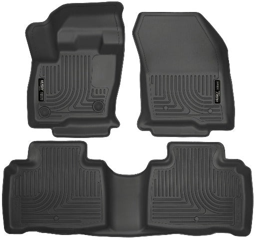 Husky Liners 99311 Weatherbeater Series Front and 2nd Seat Floor Liners Black