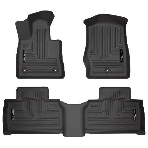 Husky Liners 99321 Weatherbeater Series Front and 2nd Seat Floor Liners Black