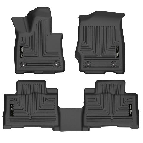 Husky Liners 99331 Weatherbeater Series Front and 2nd Seat Floor Liners Black
