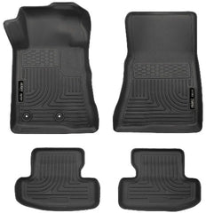 Husky Liners 99371 Weatherbeater Series Front and 2nd Seat Floor Liners Black