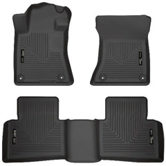 Husky Liners 99381 Weatherbeater Series Front and 2nd Seat Floor Liners Black