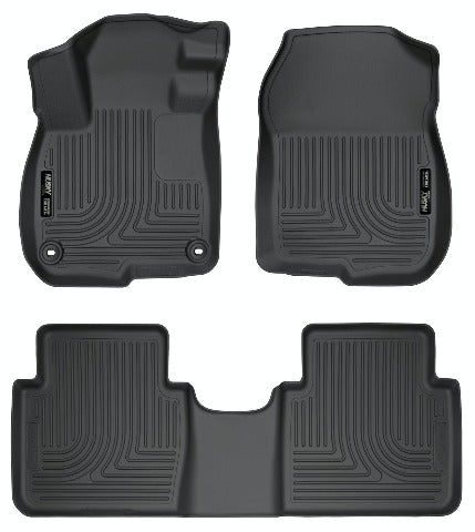 Husky Liners 99401 Weatherbeater Series Front and 2nd Seat Floor Liners Black