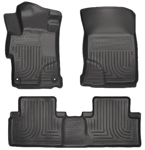 Husky Liners 99441 Weatherbeater Series Front and 2nd Seat Floor Liners Black